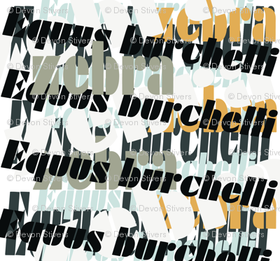 Zebra font