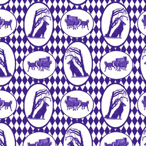 Beauceron Toile - purple