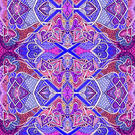 Love Grows Like Raspberry Ivy Out My Window fabric by edsel2084 on Spoonflower - custom fabric