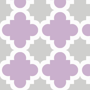 burst lavender and grey