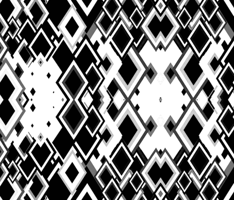 Metric silver/ Blk fabric by nascustomwallcoverings on Spoonflower - custom fabric