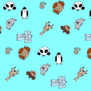 teal little zoo