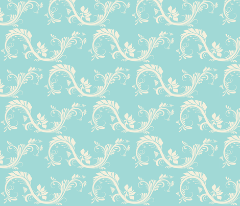 Xmas Snow Coordinate fabric by lauralvarez on Spoonflower - custom fabric