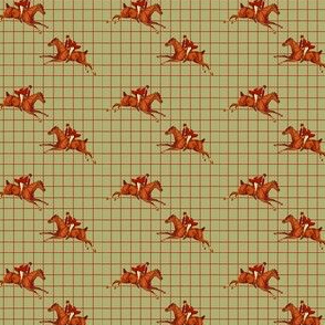 Foxhunt Tattersal on Celadon