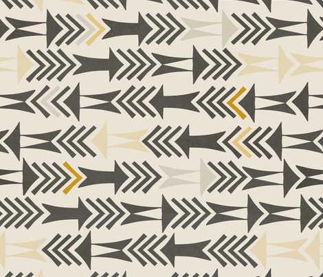 Points in the Right Direction fabric by patternandco_com on Spoonflower - custom fabric