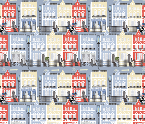 arrows everywhere in Notting Hill fabric by kociara on Spoonflower - custom fabric
