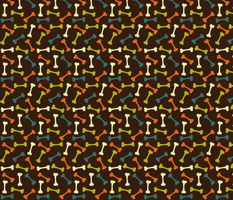 doggy bones fabric by annaboo on Spoonflower - custom fabric