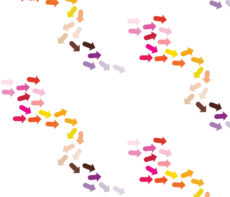 Fall Berry Pop Arrows - © PinkSodaPop 4ComputerHeaven.com fabric by pinksodapop on Spoonflower - custom fabric
