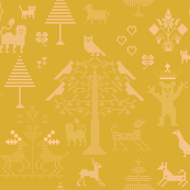 Butterscotch Cross Stitch Pattern