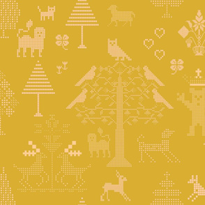 Butterscotch Cross Stitch Pattern