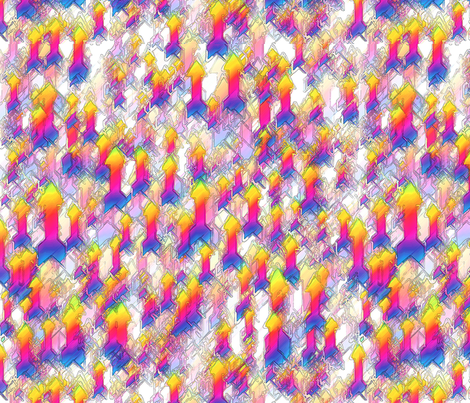 arrowlargestinkoutline fabric by wordfabric on Spoonflower - custom fabric