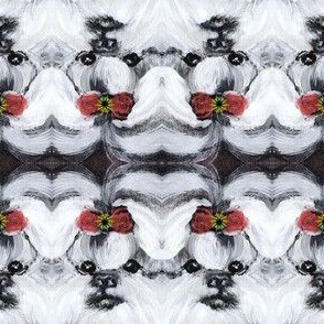 SHIH TZU HOLIDAY BOW