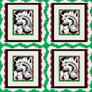 FANTACY CAROSELChristmas RED/GREEN/BLK