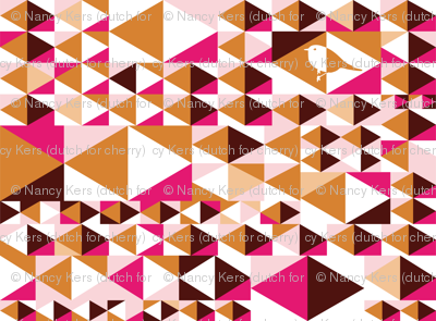 Point out my song (pink, brown, white)