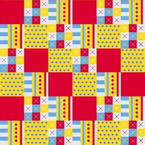 Cheater Patchwork - Brights