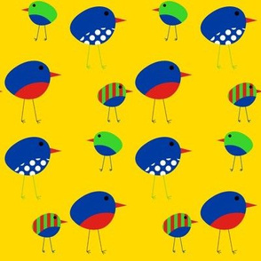 Birds - Primary Colourway