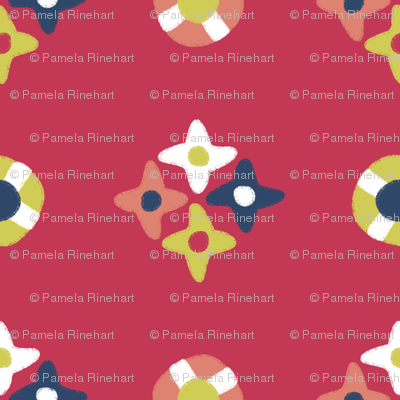 after_Matisse_floral dots red