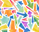 Rainbow colored arrows