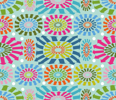 Squarrows fabric by cassiopee on Spoonflower - custom fabric