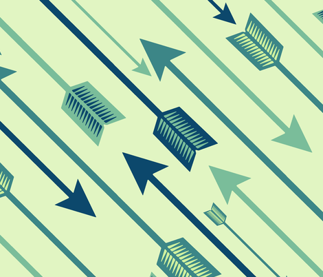 arrowsmall2 fabric by t-bird on Spoonflower - custom fabric