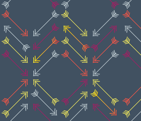 Akkerman_Arrows fabric by hollyakkerman on Spoonflower - custom fabric