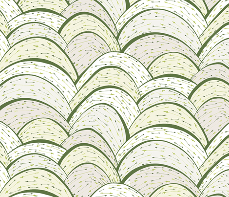 Elf Shot ( green) fabric by ceanirminger on Spoonflower - custom fabric