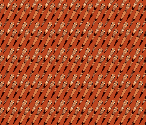 Art Deco Arrow Diagonal fabric by holly_helgeson on Spoonflower - custom fabric