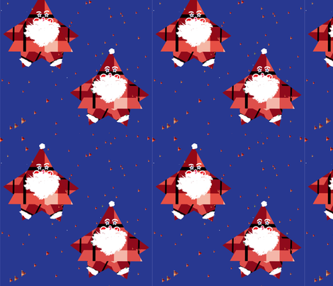 Here-comes-santa fabric by dawnsconery on Spoonflower - custom fabric