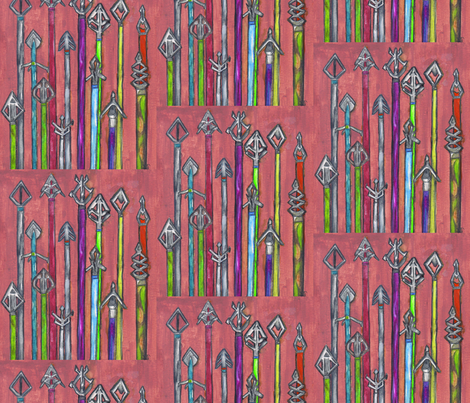 Arrows_Arrows_Everywhere__ fabric by chovy on Spoonflower - custom fabric