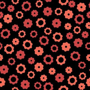 Evil Robot Gears (Black and Red)