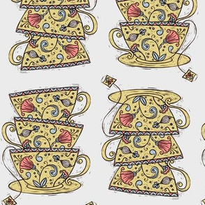 Teacups :: Ochre