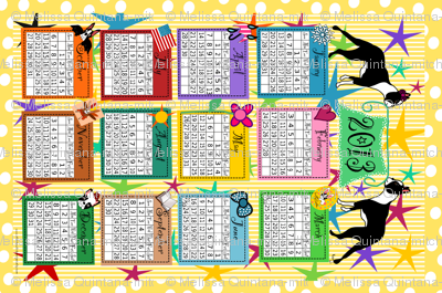 2013 Boston Terrier Calendar 
