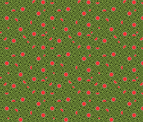 watermelons fabric by glimmericks on Spoonflower - custom fabric