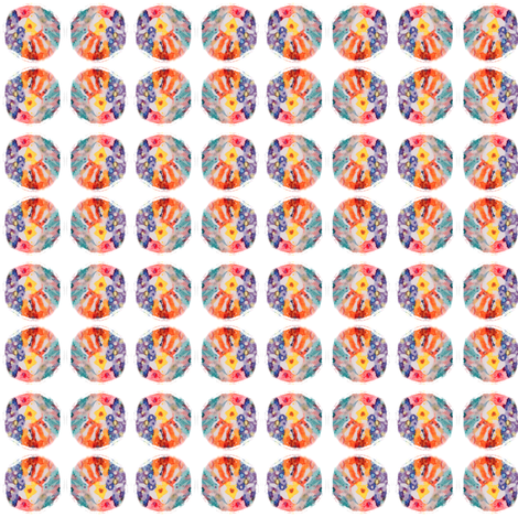 Reiki Hand Circle - small fabric by walkwithmagistudio on Spoonflower - custom fabric