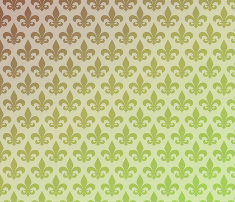 Fleur de lis Gradient fabric by pencreations on Spoonflower - custom fabric