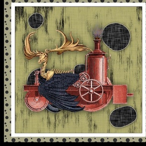 Stitchpunk Caribou Cushion