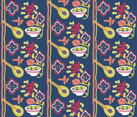 Bowl of lemons fabric by paragonstudios on Spoonflower - custom fabric