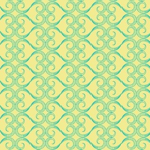 Tribal Mehndi in Turquoise