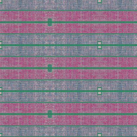 Ode to Deco - stone washed magenta, plum & green stripes fabric by materialsgirl on Spoonflower - custom fabric
