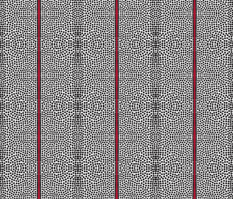 Black and White and Red All Over fabric by susaninparis on Spoonflower - custom fabric