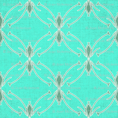 Turquoise Mod Floral Coordinate