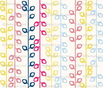 Striped leaves
