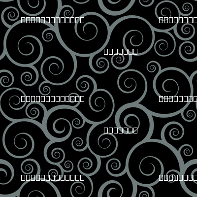 Fancy Swirls - Black