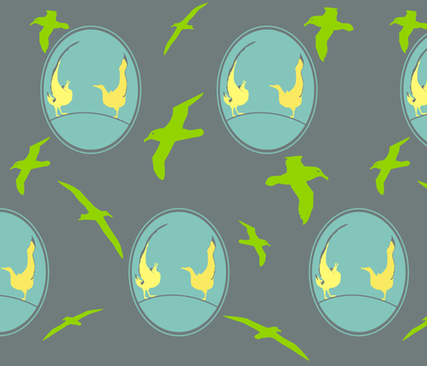 Flight of the Albatross fabric by smuk on Spoonflower - custom fabric
