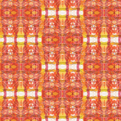 "Red-Orange Trees in the Sun"