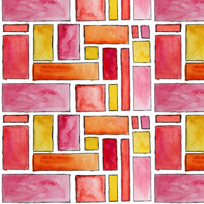 Watercolor Rectangles