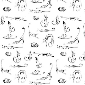 Ink Scratch Cats
