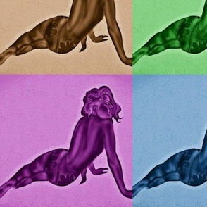 Warhol Vargas Aloha Hulagirl 
