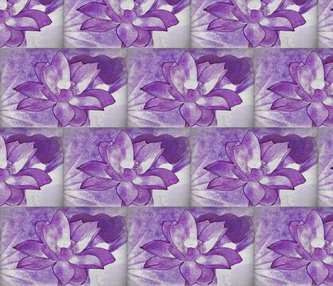 water lily #4 fabric by technorican on Spoonflower - custom fabric