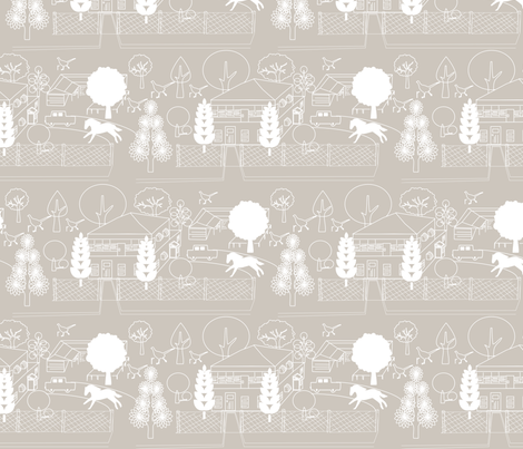 No. 46 Natural fabric by leeandallandesign on Spoonflower - custom fabric